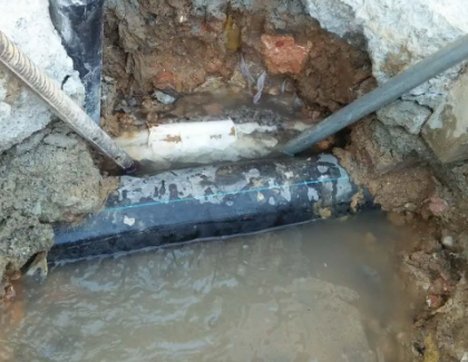 甘井子测漏水之水管漏水